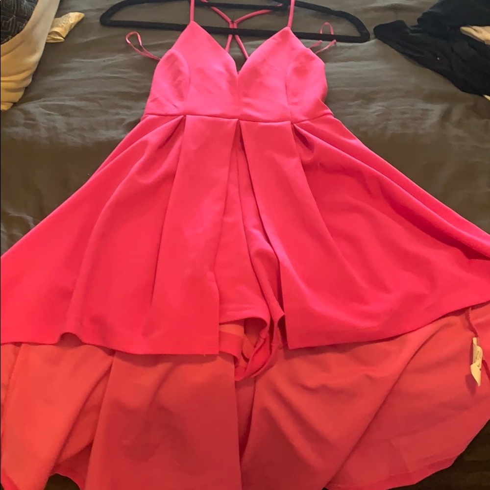 high low romper